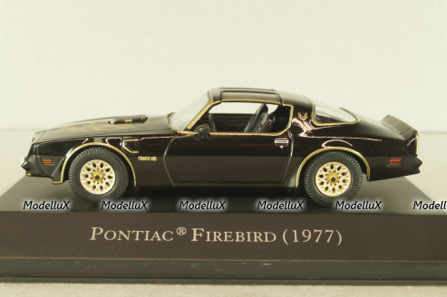 Pontiac Firebird Trans Am 1977, black, American Cars №5, AC005, Altaya 1:43