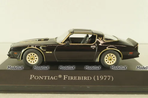 Pontiac Firebird Trans Am 1977, black, American Cars №5, AC005, Altaya 1:43