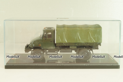Зил-432730 грузовой автомобиль с тентом 4х4, военный, TR4832, TruckTyr 1:43