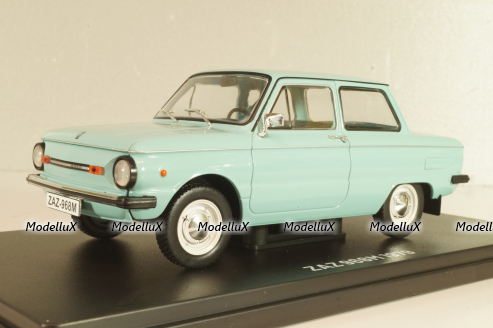 Заз-968М Запорожец 1979, голубой, Hachette 1:24