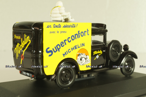 Peugeot 301 fourgonnette "Michelin" black, Altaya 1:43