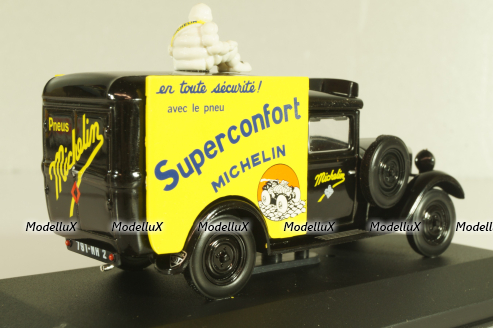 Peugeot 301 fourgonnette "Michelin" black, Altaya 1:43