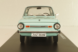 Заз-968М Запорожец 1979, голубой, Hachette 1:24