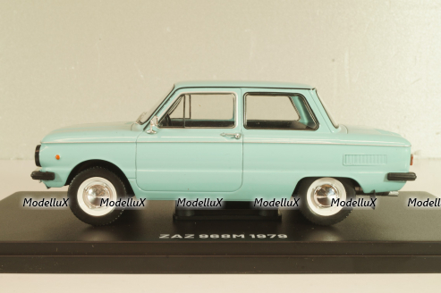 Заз-968М Запорожец 1979, голубой, Hachette 1:24