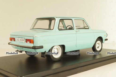 Заз-968М Запорожец 1979, голубой, Hachette 1:24