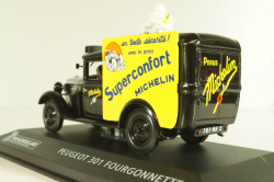 Peugeot 301 fourgonnette "Michelin" black, Altaya 1:43