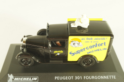 Peugeot 301 fourgonnette "Michelin" black, Altaya 1:43