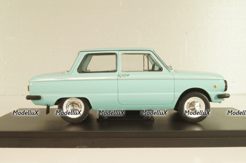 Заз-968М Запорожец 1979, голубой, Hachette 1:24
