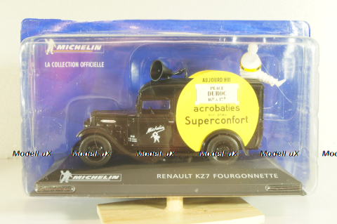Renault KZ7 fourgonnette "Michelin" black, Altaya 1:43