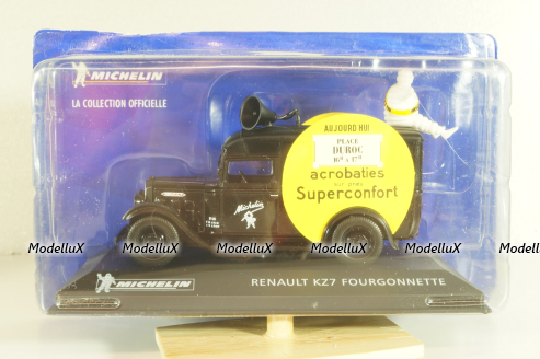Renault KZ7 fourgonnette "Michelin" black, Altaya 1:43