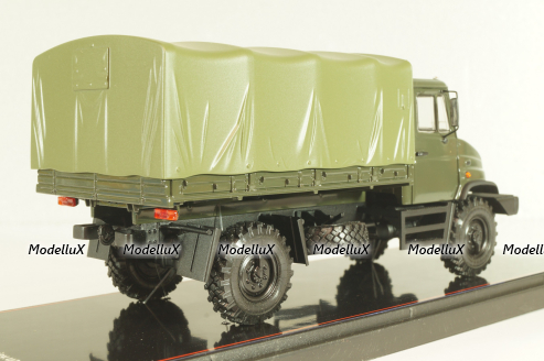 Зил-432730 грузовой автомобиль с тентом 4х4, военный, TR4832, TruckTyr 1:43