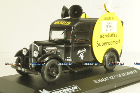 Renault KZ7 fourgonnette "Michelin" black, Altaya 1:43