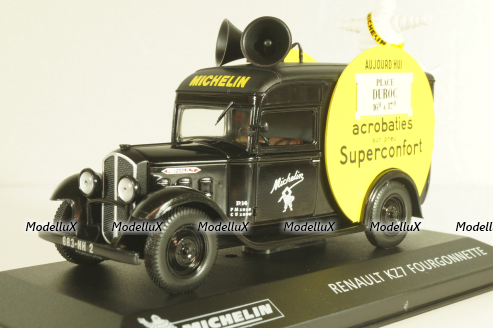 Renault KZ7 fourgonnette "Michelin" black, Altaya 1:43