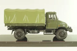 Зил-432730 грузовой автомобиль с тентом 4х4, военный, TR4832, TruckTyr 1:43