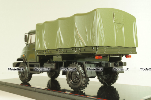 Зил-432730 грузовой автомобиль с тентом 4х4, военный, TR4832, TruckTyr 1:43