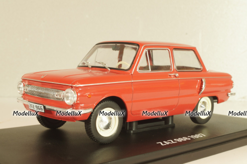 Заз-966 Запорожец 1967, красный, Hachette 1:24 