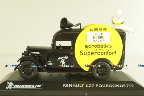 Renault KZ7 fourgonnette "Michelin" black, Altaya 1:43
