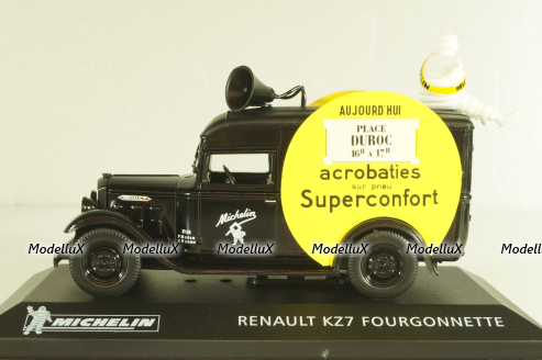 Renault KZ7 fourgonnette "Michelin" black, Altaya 1:43
