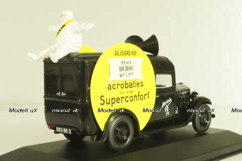 Renault KZ7 fourgonnette "Michelin" black, Altaya 1:43