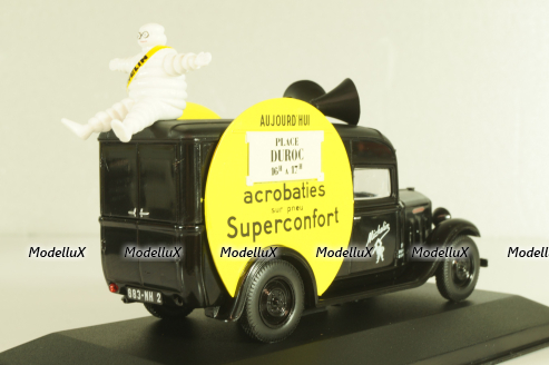 Renault KZ7 fourgonnette "Michelin" black, Altaya 1:43