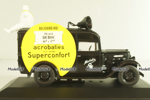 Renault KZ7 fourgonnette "Michelin" black, Altaya 1:43