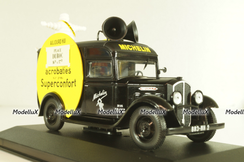 Renault KZ7 fourgonnette "Michelin" black, Altaya 1:43