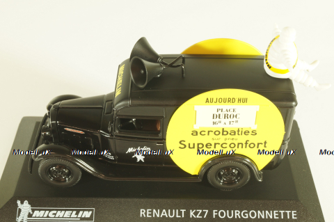 Renault KZ7 fourgonnette "Michelin" black, Altaya 1:43