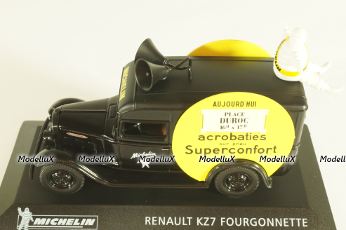 Renault KZ7 fourgonnette "Michelin" black, Altaya 1:43