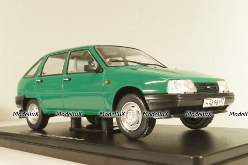 ИЖ-2126 "Орбита" 1990, зеленый,  Легендарные советские автомобили №60, Hachette 1:24