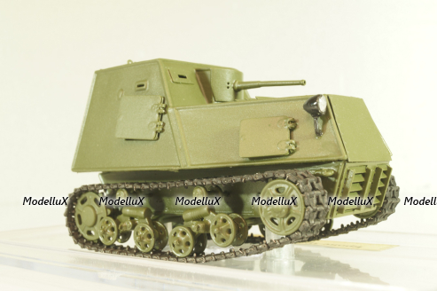 ХТЗ-16 Броне-трактор образца 1941г., №6 из 20шт АвтоБюро 1:43