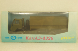 Камаз-4326, 4х4 поворотный мост хаки, Элекон 1:43
