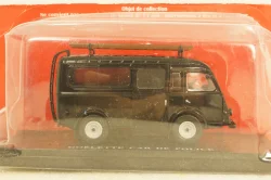 Renault Goelette Van Police 1962 black, Hachette 1:43