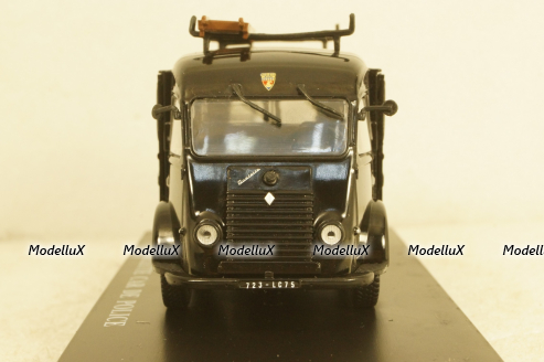 Renault Goelette Van Police 1962 black, Hachette 1:43