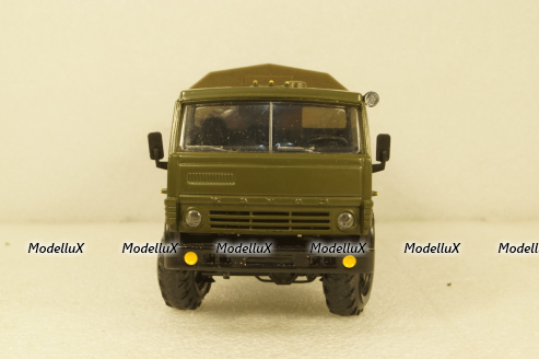 Камаз-4326, 4х4 поворотный мост хаки, Элекон 1:43