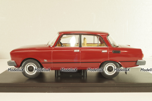 Москвич-2140SL, бордовый, Легендарные Советские Автомобили #61, Hachette 1:24 Уценка!
