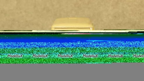 Камаз-4326, 4х4 поворотный мост хаки, Элекон 1:43