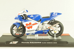 Honda RS250RW, white/blue, 4110118, Superbikes Atlas 1:24 