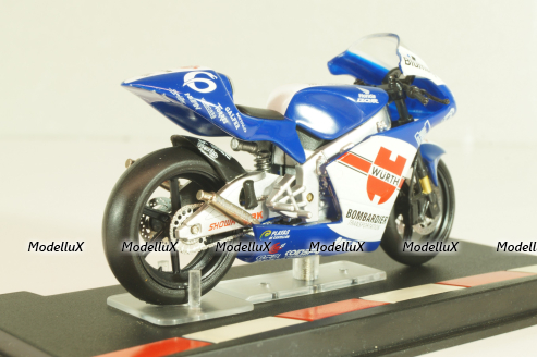 Honda RS250RW, white/blue, 4110118, Superbikes Atlas 1:24 