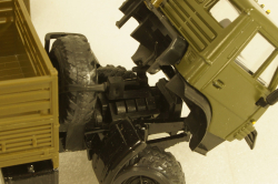 Камаз-4326, 4х4 поворотный мост хаки, Элекон 1:43