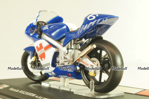 Honda RS250RW, white/blue, 4110118, Superbikes Atlas 1:24 