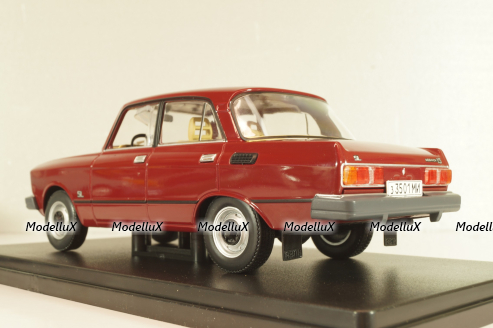 Москвич-2140SL, бордовый, Легендарные Советские Автомобили #61, Hachette 1:24 Уценка!