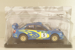 Subaru Impreza S7 WRC #5, Rally New Zeland 2001, Burns/Reid, WRC Collection, Hachette, 1:24