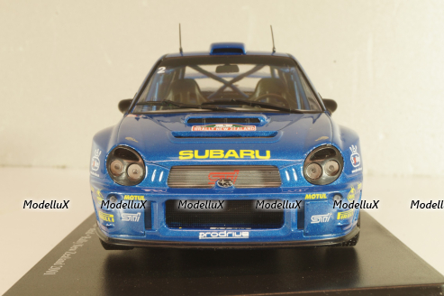 Subaru Impreza S7 WRC #5, Rally New Zeland 2001, Burns/Reid, WRC Collection, Hachette, 1:24