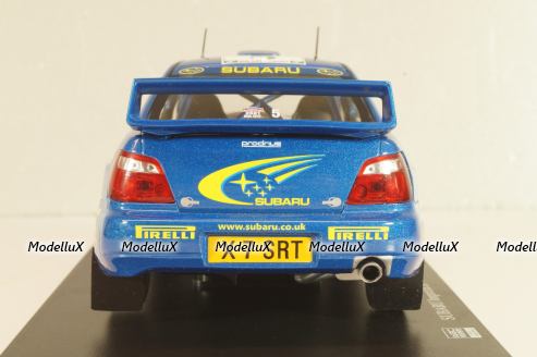 Subaru Impreza S7 WRC #5, Rally New Zeland 2001, Burns/Reid, WRC Collection, Hachette, 1:24