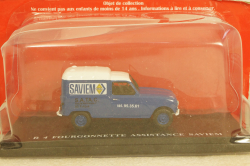 Renault R4 Fourgonette Van ASSISTANCE SAVIEM 1967, Hachette 1:43