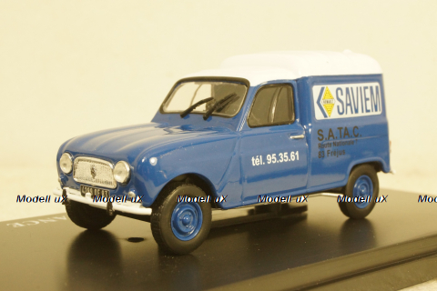 Renault R4 Fourgonette Van ASSISTANCE SAVIEM 1967, Hachette 1:43