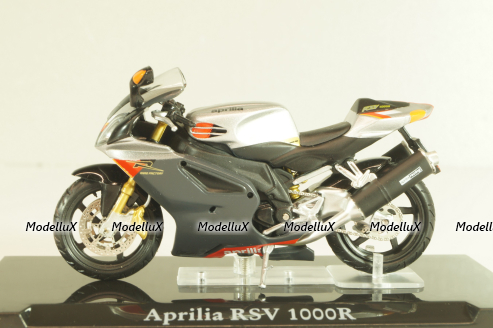Aprilia RSV 1000R, grey, 4110103, Superbikes Atlas 1:24 Уценка!