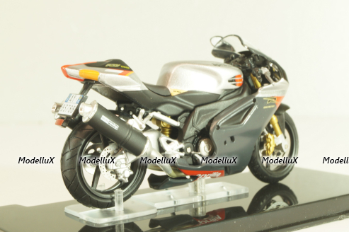 Aprilia RSV 1000R, grey, 4110103, Superbikes Atlas 1:24 Уценка!