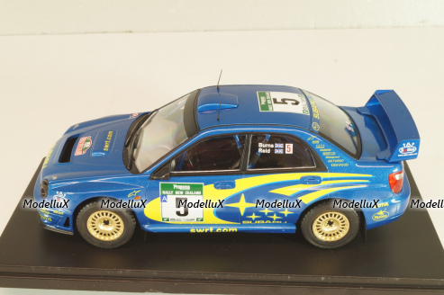 Subaru Impreza S7 WRC #5, Rally New Zeland 2001, Burns/Reid, WRC Collection, Hachette, 1:24