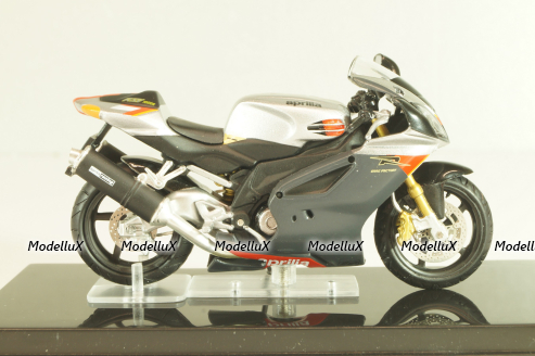 Aprilia RSV 1000R, grey, 4110103, Superbikes Atlas 1:24 Уценка!